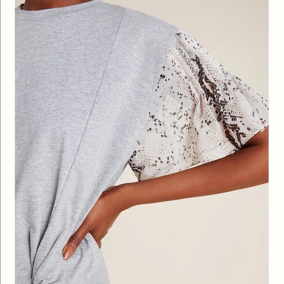 Anthropologie Basile Print sleeves Top - Picture 4 of 8